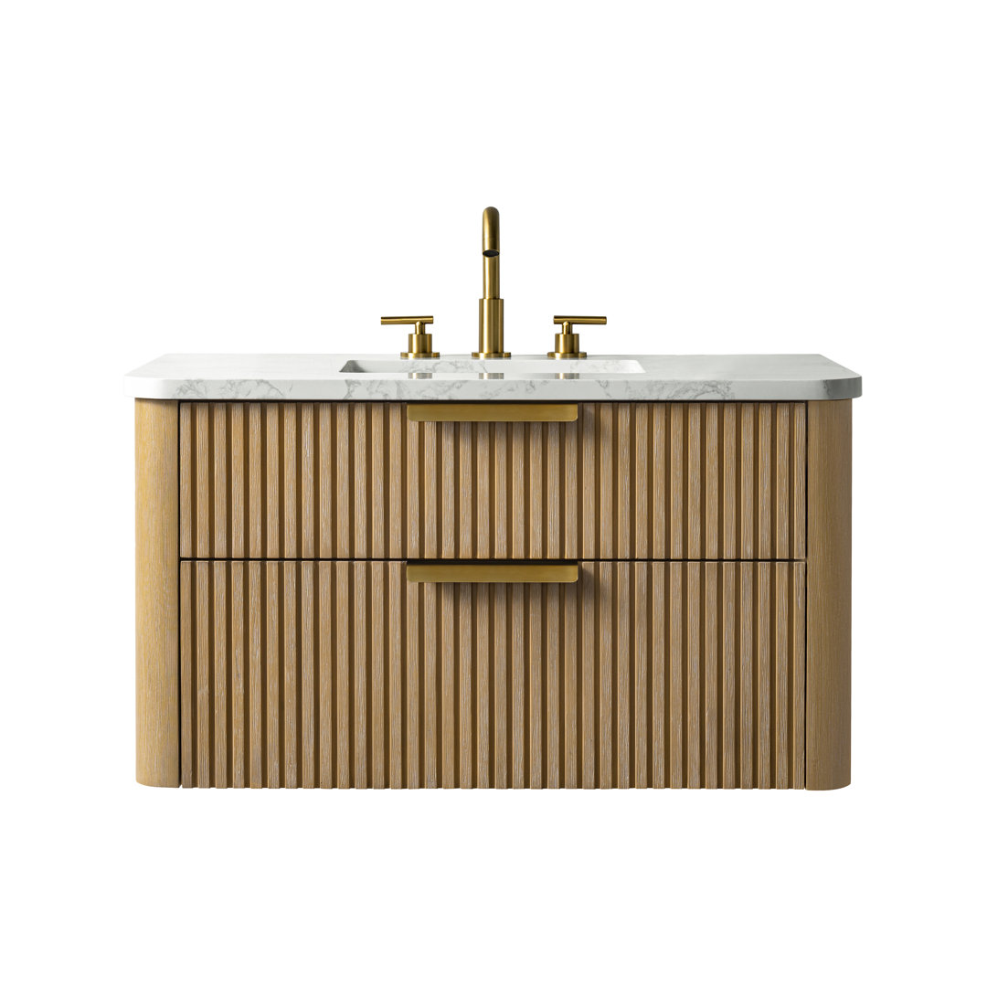Liljan 36'' Wall-Mounted Single Bathroom Vanity